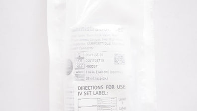 Braun 490357 IV Administration Set, 10 Drops/mL 26 mL x 134 inch (Approx.) (x)
